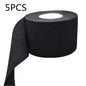 5 Pc Barber Shop Hair Neck Black Paper Disposable Scarf